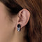 Boucles d'oreilles Mauboussin - Nuit d'amour - Paire de clips d'oreilles en or gris, saphirs et diamants 58 Facettes DV22306-1