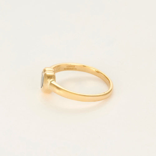 Bague 55 CHOPARD -  Happy diamonds - Bague coeur en or jaune et diamants 58 Facettes DV21885-4