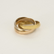 Bague 52 CARTIER- MUST - Trinity - Bague trois anneaux en or de trois couleurs. 58 Facettes DDV17546-2