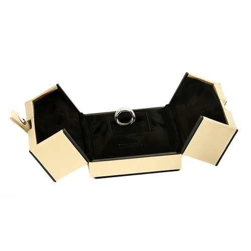 Bague 54 CHANEL- Coco Crush . Large Modèle. Bague en or gris et diamants 58 Facettes DDV21138-3-54-24