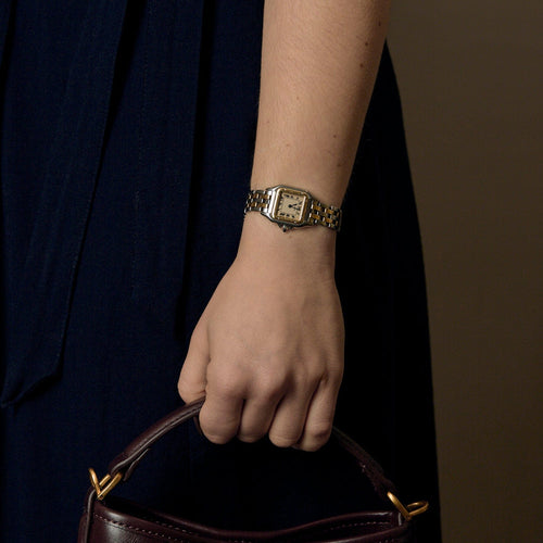 Montre CARTIER - Panthère - Montre de dame en acier et or jaune 58 Facettes DV21953-1