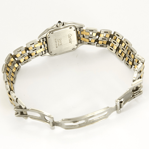 Montre CARTIER - Panthère - Montre de dame en acier et or jaune 58 Facettes DV21953-1