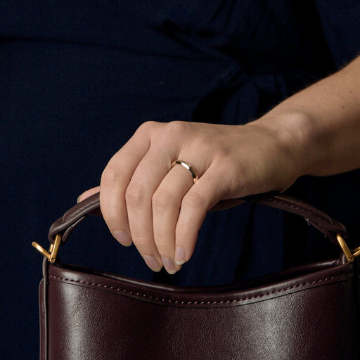 Bague 53 POMELLATO - Milano - Alliance en or rose facettée 58 Facettes DV0421-4