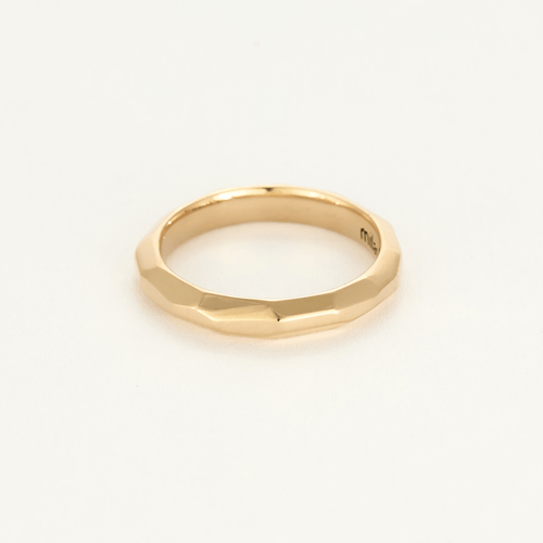 Bague 53 POMELLATO - Milano - Alliance en or rose facettée 58 Facettes DV0421-4