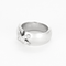 Bague 54 CHAUMET - Bague double lien en or gris et diamants 58 Facettes DDV0975-6