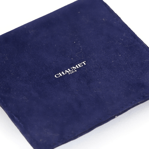 Bague 54 CHAUMET - Bague double lien en or gris et diamants 58 Facettes DDV0975-6