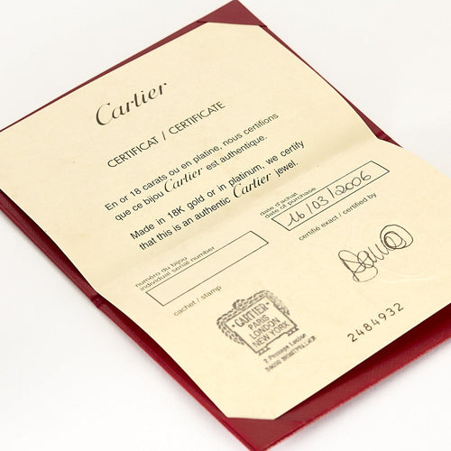 Bague 51 Cartier - Love - Classique - Alliance en or gris 58 Facettes DV21963-1