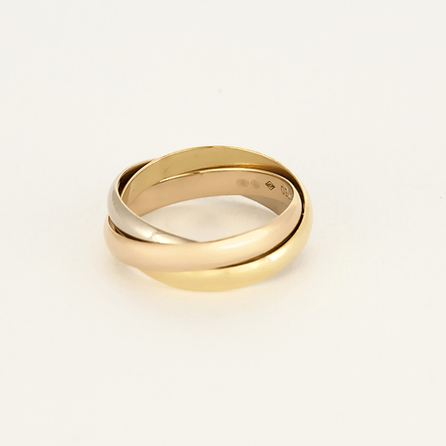Cartier Prsten Trinity PM u tri zlata