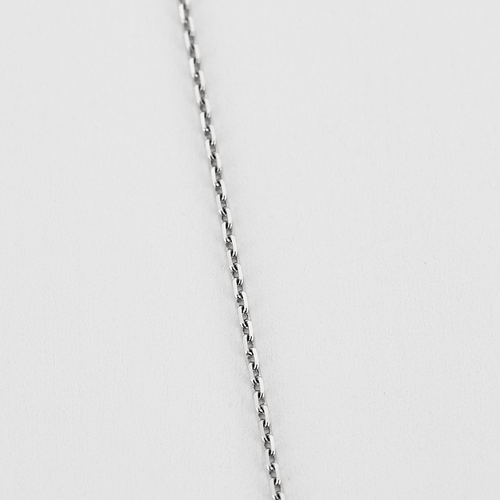 Colar em ouro cinzento, água-marinha e diamantes