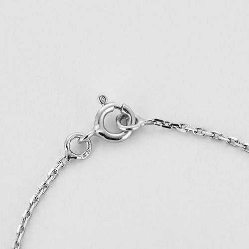 Colar em ouro cinzento, água-marinha e diamantes