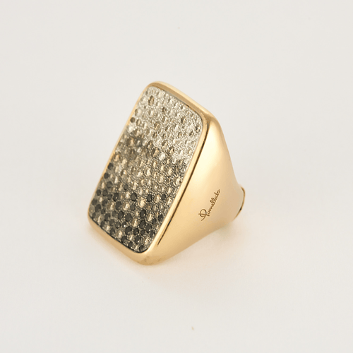 POMELLATO - Sabbia - Large Model - Ring in rose gold and diamonds