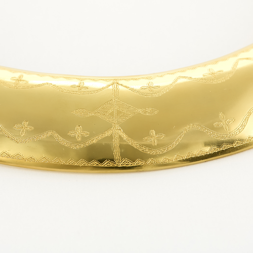 Hermes - Collection Mopti - Important collier en or jaune et cornaline.