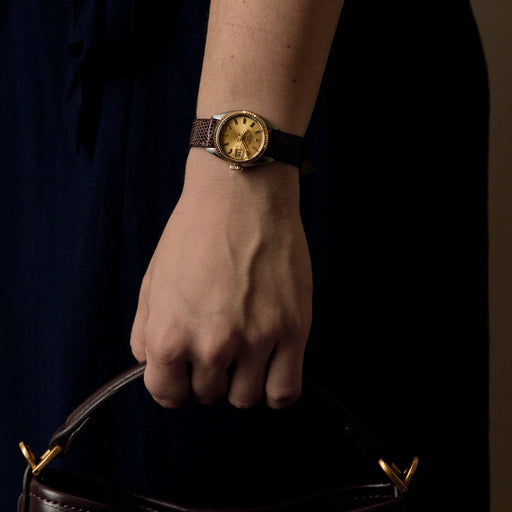 OMEGA - Genève Lady Vintage - Dameklokke i stål og gullforgylt