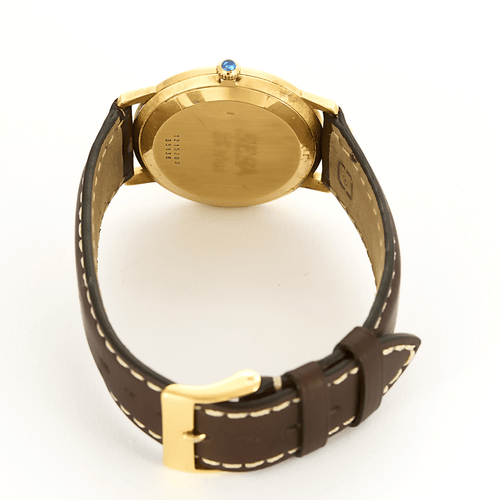 BAUME & MERCIER - Keten Kadran Vintage - Sarı Altın Saat