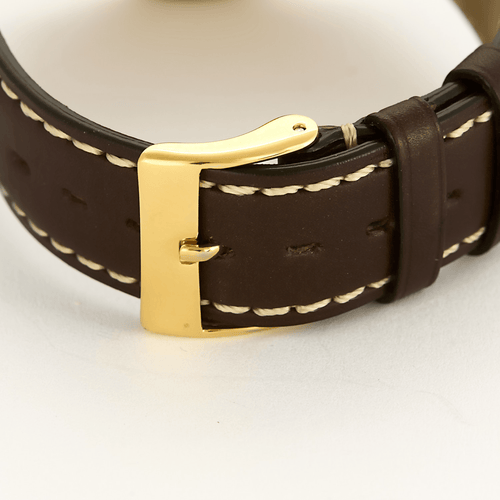 BAUME & MERCIER - Keten Kadran Vintage - Sarı Altın Saat