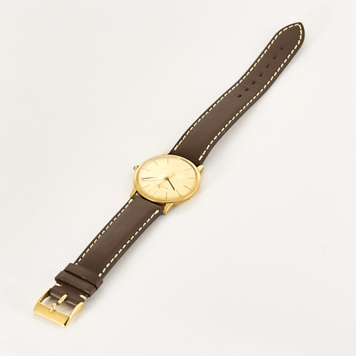 BAUME & MERCIER - Keten Kadran Vintage - Sarı Altın Saat