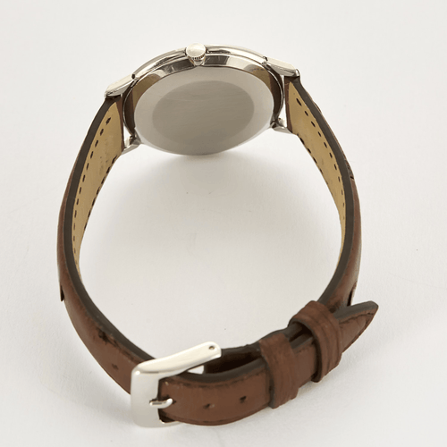 OMEGA - Krem Kadran Vintage - Çelik Saat