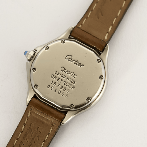 CARTIER - Cougar - Часовник от жълто злато и стомана