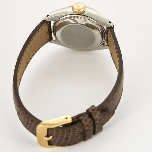 ROLEX - Oyster Perpetual Date - Orologio in acciaio e placcato oro giallo