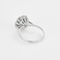 Bague 54 Bague en or blanc, aigue-marine et diamants 58 Facettes DV22061-1