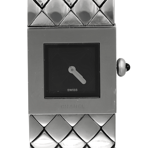CHANEL - Matelassé - Reloj de acero