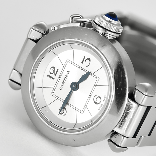 CARTIER - Mini Pasha - Steel watch