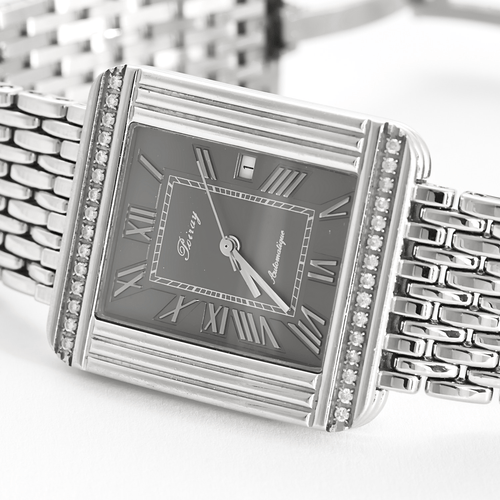 POIRAY - My First Grand Model - Watch in steel and diamonds