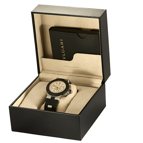 BULGARI - Diagono - 钢制和橡胶手表