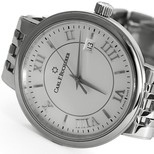 CARL BUCHERER - Adamavi - Montre automatique en acier 58 Facettes DV21610-1