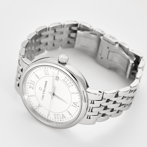 CARL BUCHERER - Adamavi - Montre automatique en acier 58 Facettes DV21610-1