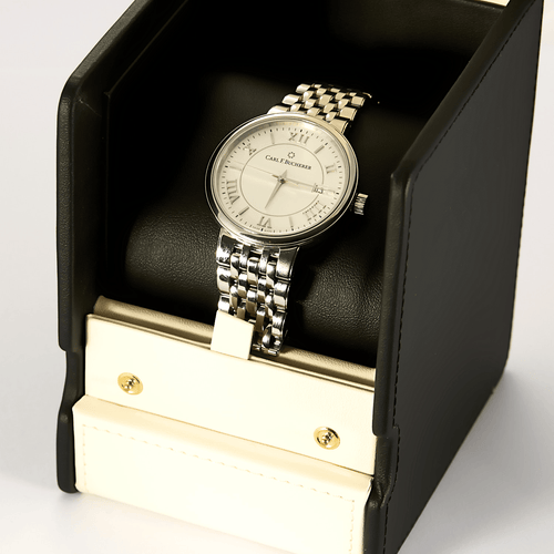 CARL BUCHERER - Adamavi - Montre automatique en acier 58 Facettes DV21610-1