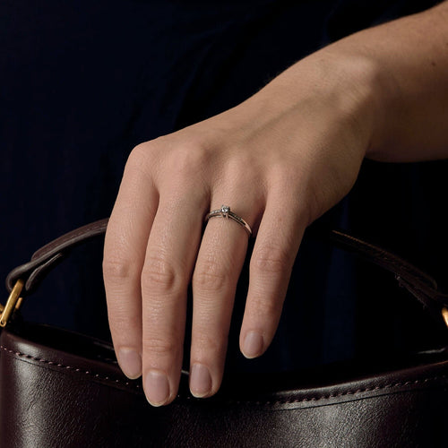 MAUBOUSSIN - Tu es le sel de ma vie nr.1 - Ring van witgoud en diamant