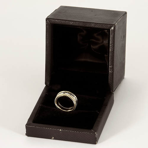 Boucheron - Quatre Classico - Anello pvd marrone e oro di tre colori