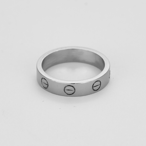 CARTIER - LOVE - 戒指 结婚戒指 白金与钻石