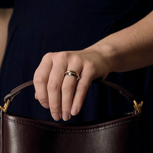 Cartier - Trinity Klassinen - Kolmen värin kultainen kolmirengassormus