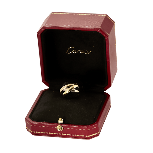 Cartier - Trinity 经典款 - 三色金三环戒指