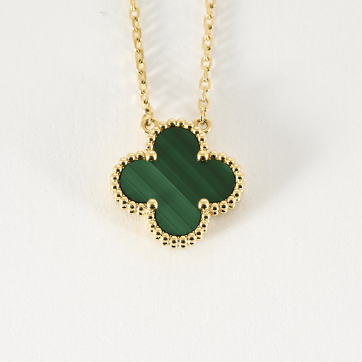 Collier Van Cleef & Arpels - Vintage Alhambra - Collier en or jaune et malachite 58 Facettes DV0830-29