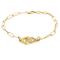 Dinh Van Menottes R10 Pulsera de oro amarillo y diamantes