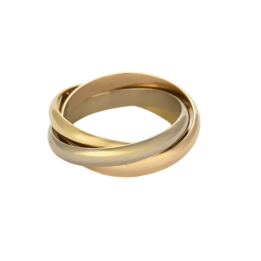 Cartier Trinity Ring aus drei Goldarten