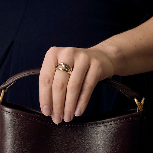Cartier Trinity Ring aus drei Goldarten