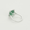 Bague 55 Bague en or gris émeraude et diamants 58 Facettes DV11451-15
