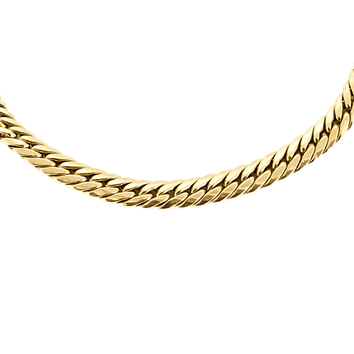 Sarı altından yapılmış zincir kolye