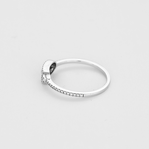 MESSIKA - Пръстен с паве Move Uno от бяло злато и диаманти