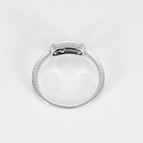 MESSIKA - Пръстен с паве Move Uno от бяло злато и диаманти