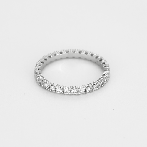 MAUBOUSSIN - Fine Fede nuziale in platino e diamanti