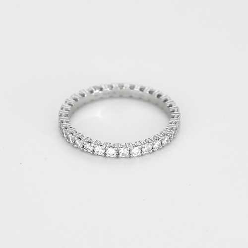 MAUBOUSSIN - Fine Fede nuziale in platino e diamanti