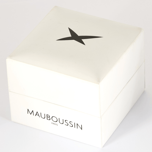 MAUBOUSSIN - Fine Fede nuziale in platino e diamanti