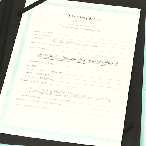 Tiffany & Co - Harmony - Prsten z Platina a diamantů