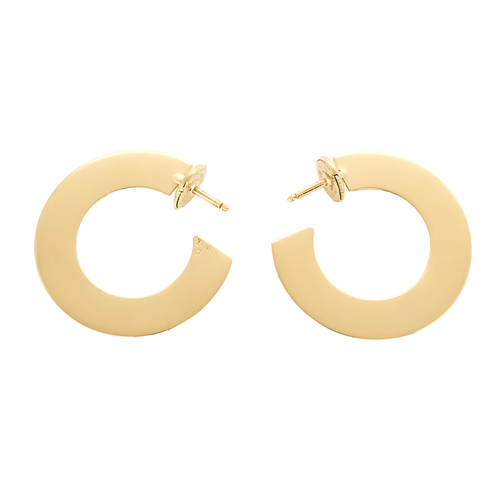 DINH VAN - 目标 - 一对黄金圆环耳环