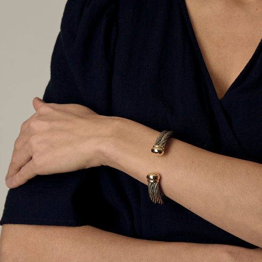 FRED - Force 10 Vintage - Armband aus Gold und Stahl